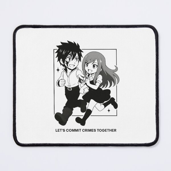 Item preview, Let’s Commit Crimes Together – Jellal x Erza Inspired Design - Fairytail Fanart designed and sold by One Planet One Humanity.