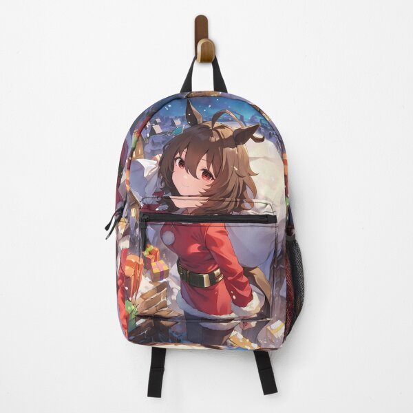 Item preview, Agnes Tachyon Christmas Santa Claus Uma Musume Pretty Derby Winter Snow Town Anime Girl designed and sold by HumbertoValveno.