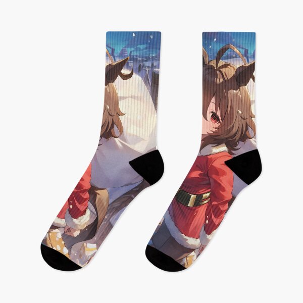 Item preview, Agnes Tachyon Christmas Santa Claus Uma Musume Pretty Derby Winter Snow Town Anime Girl designed and sold by HumbertoValveno.