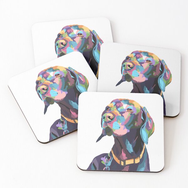 Item preview, Colorful German Shorthair Pointer designed and sold by Artbyashm.