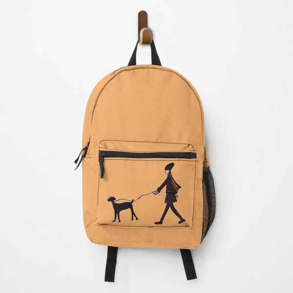 Item preview, Chill Girl Walking Her Dog designed and sold by GirlWalksDog.