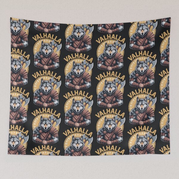 Item preview, Viking Wolf – Norse Warrior Valhalla Mythic Design designed and sold by Taans-Creation.