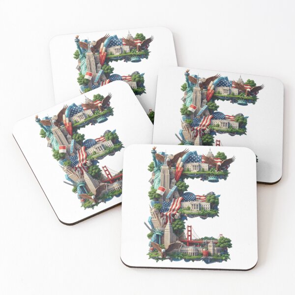 Item preview, The Alphabet of the USA - E designed and sold by Kaleddis.