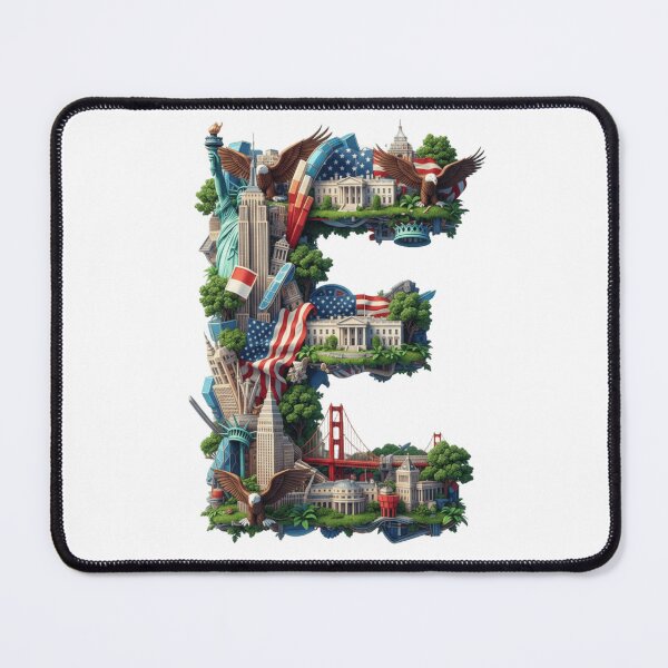Item preview, The Alphabet of the USA - E designed and sold by Kaleddis.