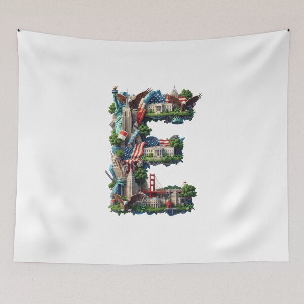 Item preview, The Alphabet of the USA - E designed and sold by Kaleddis.