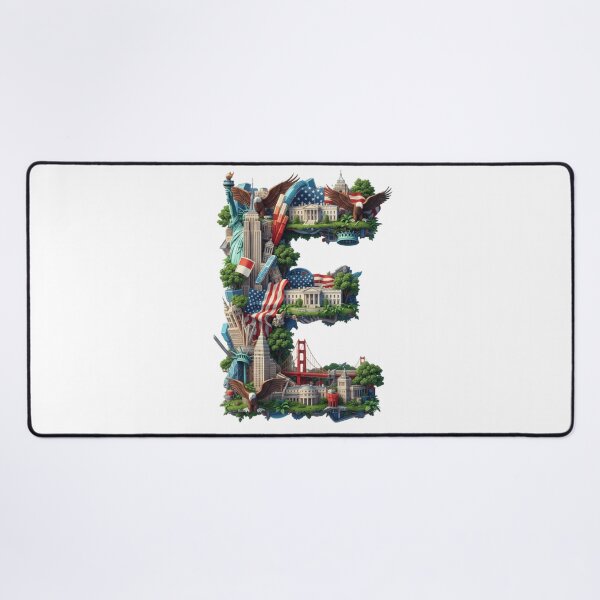 Item preview, The Alphabet of the USA - E designed and sold by Kaleddis.