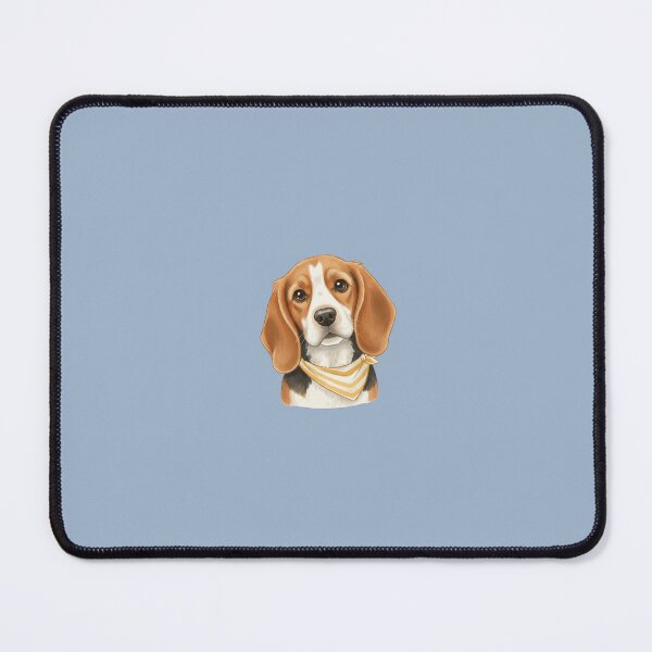 Item preview, Beagle With Bandana – Curious & Friendly Dog Illustration designed and sold by kimbo1106.