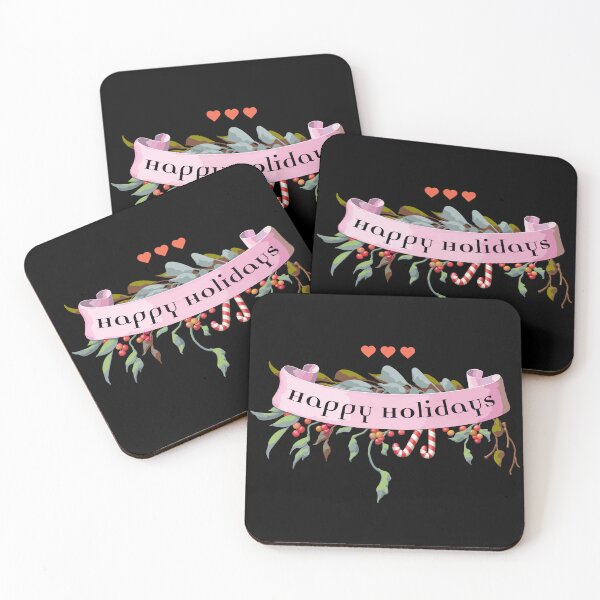 Item preview, Happy Holidays Celebration with Candy Canes and Fruits designed and sold by cremedecolor.