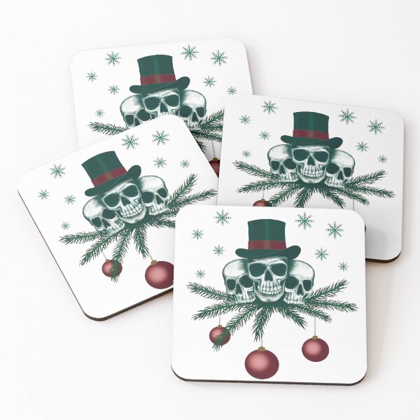 Item preview, Alternative Festive Skulls — Holiday Design designed and sold by OOctopusStore.