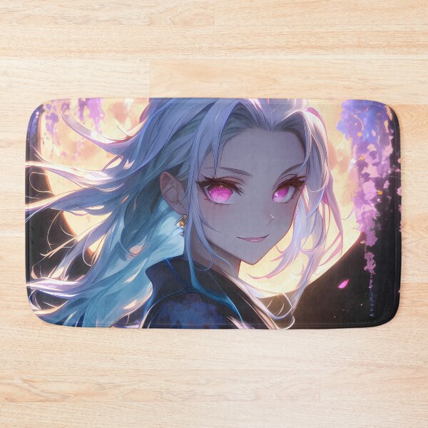 Item preview, Daki Demon Slayer Anime Girl Wisteria Moon Blossom Elegance Sakura Glow designed and sold by HumbertoValveno.