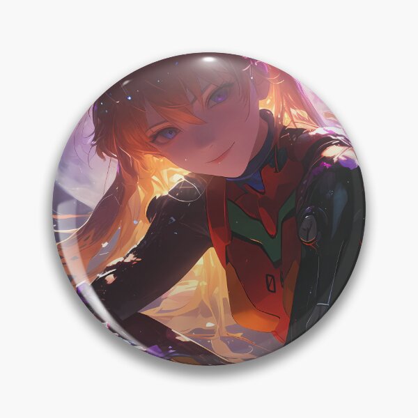 Item preview, Asuka Langley Soryu Neon Genesis Evangelion Anime Girl Wisteria Moon Blossom Radiance designed and sold by HumbertoValveno.