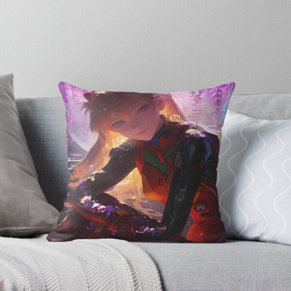 Item preview, Asuka Langley Soryu Neon Genesis Evangelion Anime Girl Wisteria Moon Blossom Radiance designed and sold by HumbertoValveno.