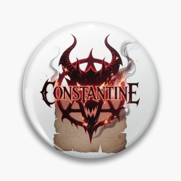 Item preview, Constantine Demon Sigil Flame Gothic Design designed and sold by DESIGNONET.