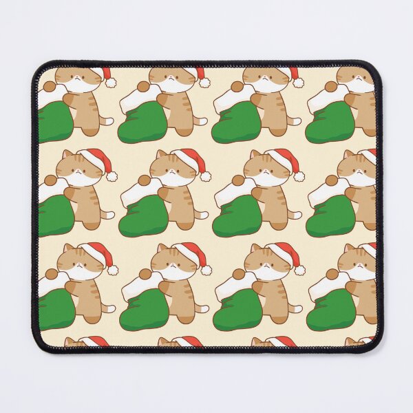 Item preview, Cat with Christmas Stocking designed and sold by salposi.