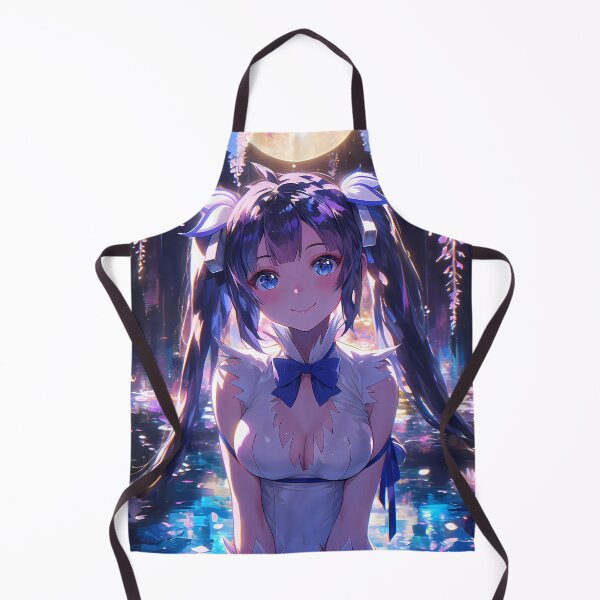 Item preview, DanMachi Hestia Wisteria Moonlight Anime Girl Radiant Blue Fantasy Glow designed and sold by HumbertoValveno.