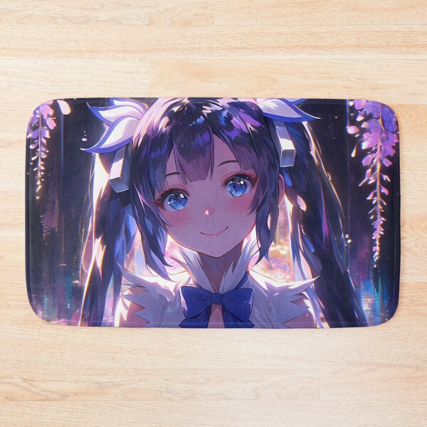 Item preview, DanMachi Hestia Wisteria Moonlight Anime Girl Radiant Blue Fantasy Glow designed and sold by HumbertoValveno.