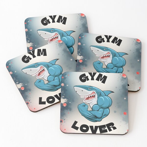 Item preview, “Shark Mode Activated – Gym Beast Art” designed and sold by Minki5.