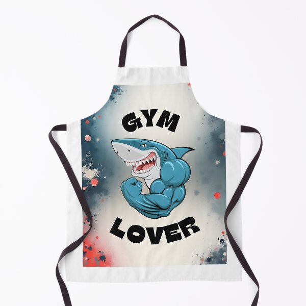 Item preview, “Shark Mode Activated – Gym Beast Art” designed and sold by Minki5.