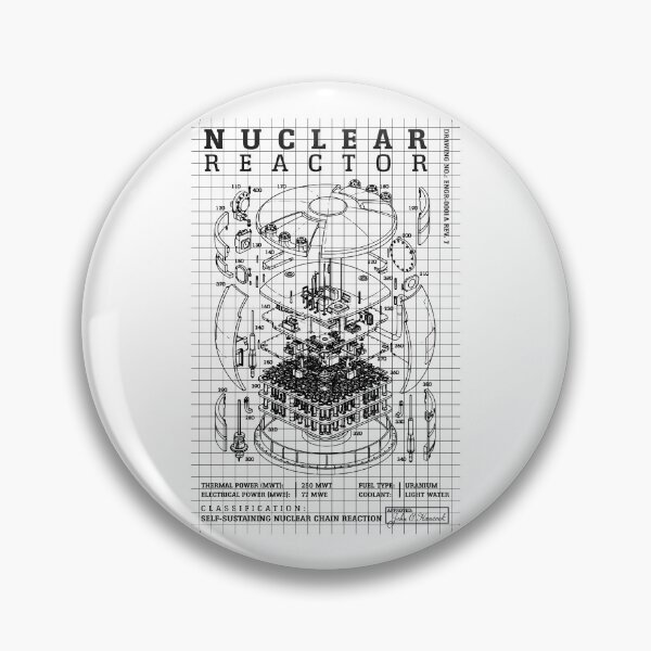 Item preview, Nuclear Reactor Core Fission Power Physics Energy Diagram designed and sold by GrandeDuc.