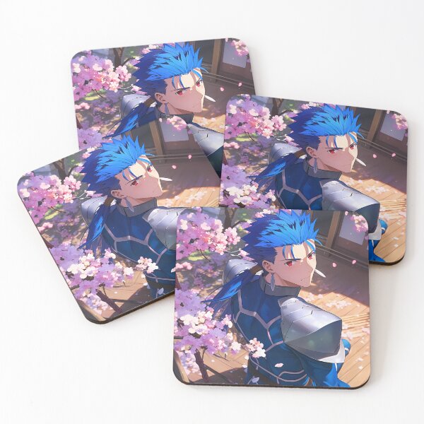 Item preview, Lancer Anime Sakura Blossom Japan Spring Bold Pastel Fate Stay Night designed and sold by HumbertoValveno.