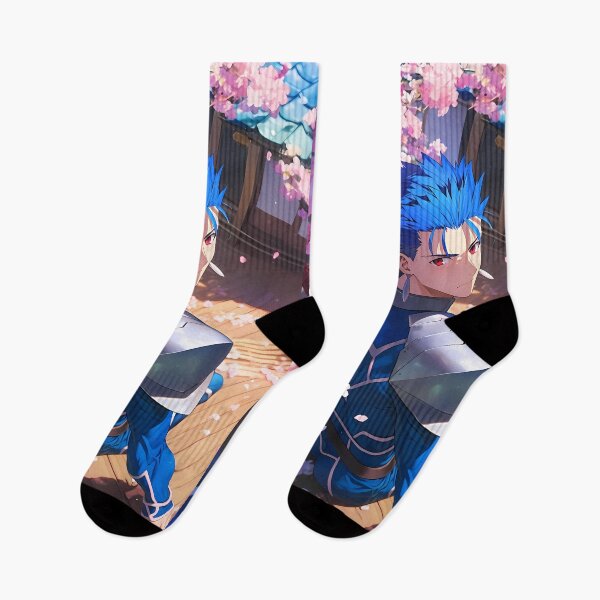 Item preview, Lancer Anime Sakura Blossom Japan Spring Bold Pastel Fate Stay Night designed and sold by HumbertoValveno.