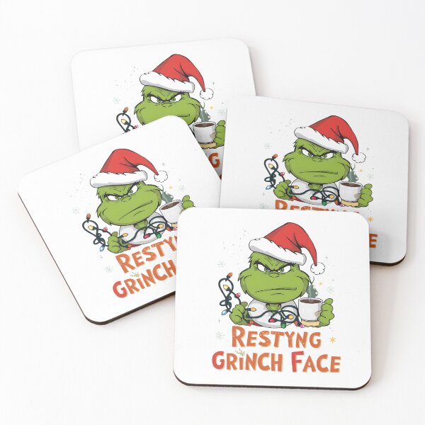 Item preview, Resting Grinch Face | Funny Christmas T-Shirt designed and sold by gavinroyal.