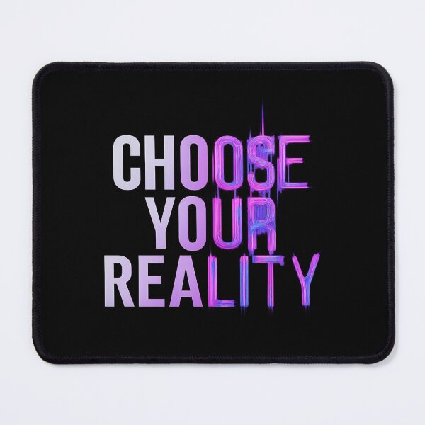Item preview, Choose Your Reality - Split Glitch Typography designed and sold by MKreative Studio.