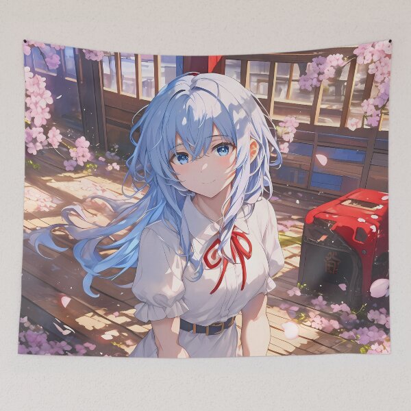 Item preview, Yoshino Himekawa Anime Girl Sakura Spring Japan Pastel Blossom Date A Live designed and sold by HumbertoValveno.