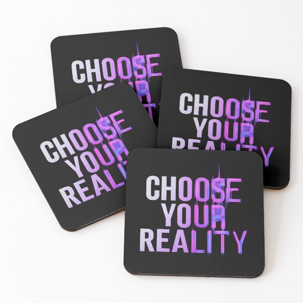Item preview, Choose Your Reality - Split Glitch Typography designed and sold by MKreative Studio.
