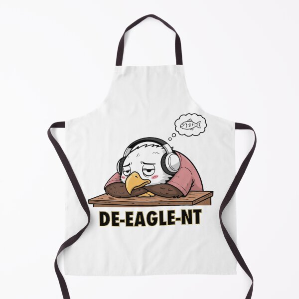 Item preview, Lazy Depressed Eagle Listening to Music – Funny Eagle Mood Cartoon designed and sold by holywarter.