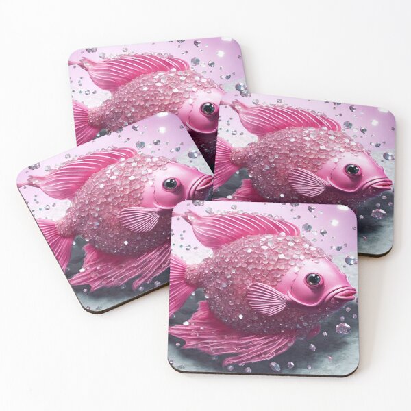 Item preview, Beautiful Pink Fish, Zodiac Water Sign Pisces designed and sold by Sugar Wisdom .