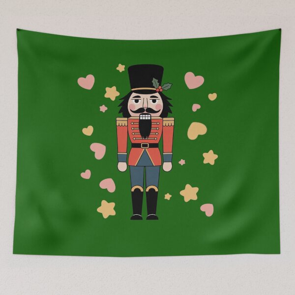 Item preview, Christmas Nutcracker Illustration with Subtle Holiday Accents designed and sold by WikaKowalczyk.