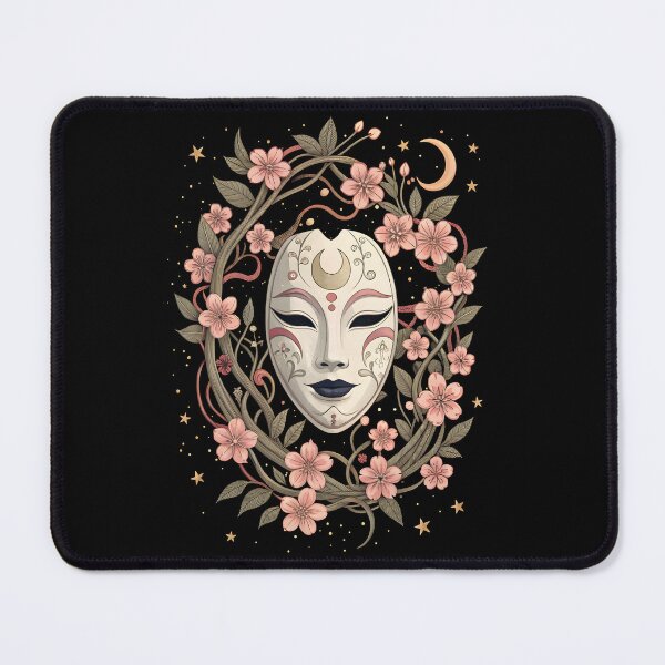 Item preview, Celestial Noh Mask designed and sold by SolombraArt.