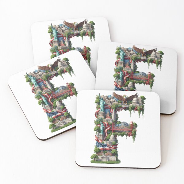 Item preview, The Alphabet of the USA - F designed and sold by Kaleddis.