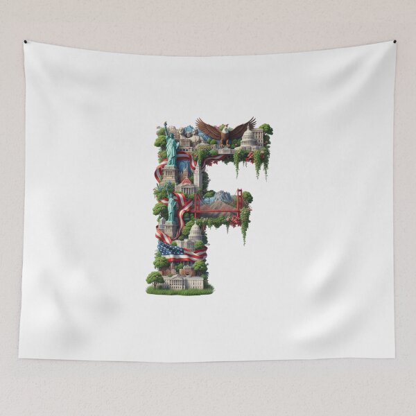 Item preview, The Alphabet of the USA - F designed and sold by Kaleddis.