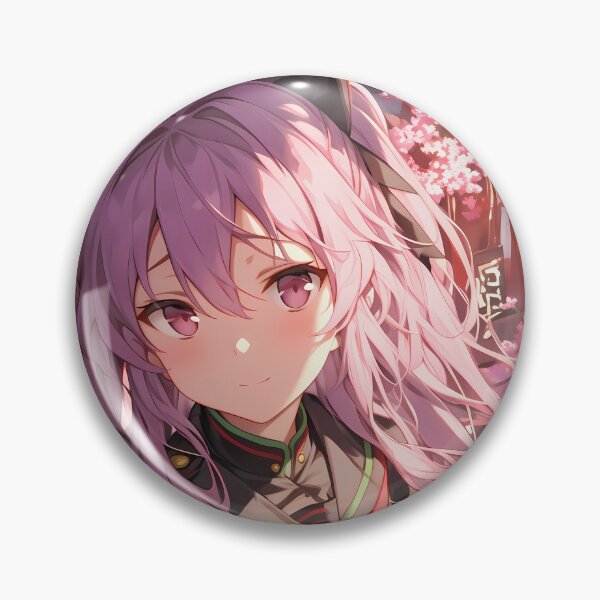 Item preview, Hiiragi Shinoa Seraph Of The End Anime Girl Cherry Blossom Japan Spring Radiance designed and sold by HumbertoValveno.