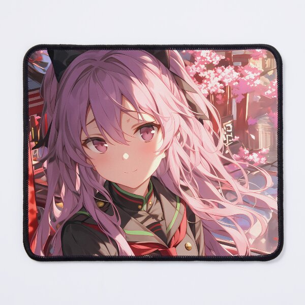 Item preview, Hiiragi Shinoa Seraph Of The End Anime Girl Cherry Blossom Japan Spring Radiance designed and sold by HumbertoValveno.