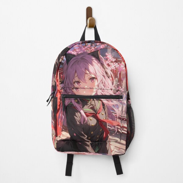 Item preview, Hiiragi Shinoa Seraph Of The End Anime Girl Cherry Blossom Japan Spring Radiance designed and sold by HumbertoValveno.
