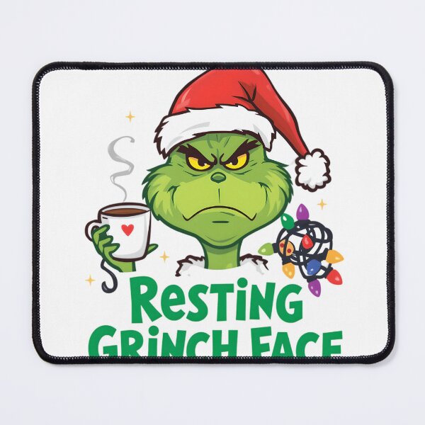 Item preview, Resting Grinch Face | Funny Christmas T-Shirt designed and sold by gavinroyal.