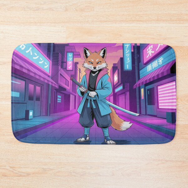 Item preview, Samurai Fox Warrior – Futuristic Ronin Fox Character Art designed and sold by Visualynx.