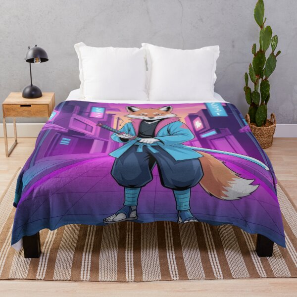 Item preview, Samurai Fox Warrior – Futuristic Ronin Fox Character Art designed and sold by Visualynx.