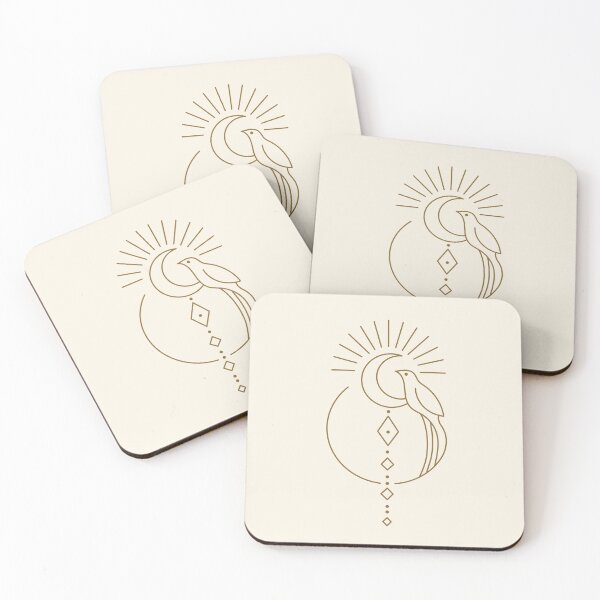 Item preview, Bird Guide Through Spiritual Realms - Beautiful Mystical Line Art designed and sold by Bojana Studio.
