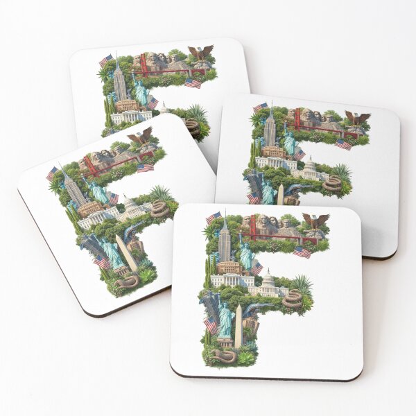 Item preview, The Alphabet of the USA - F designed and sold by Kaleddis.