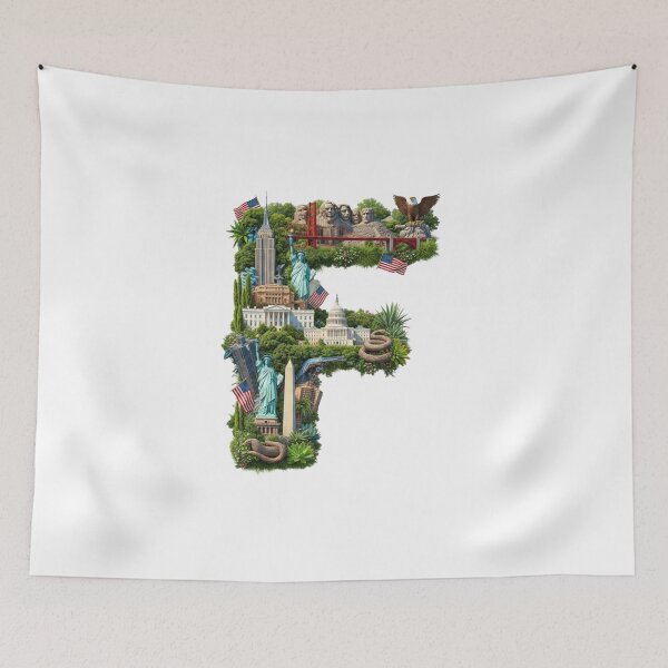 Item preview, The Alphabet of the USA - F designed and sold by Kaleddis.