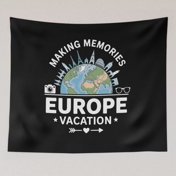 Item preview, Europe Vacation Making Memories Family Holiday Summer designed and sold by RayhendersonArt.