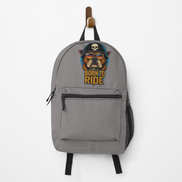 Item preview, Born to Ride – Biker Bulldog Design designed and sold by © Zenscape Studio 2025.
