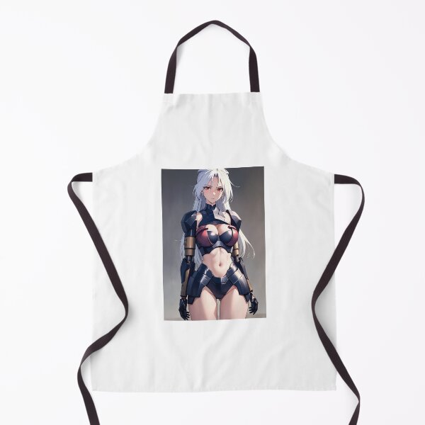 Item preview, Fierce Anime Demon Queen in Futuristic Armor | Sci-Fi Mecha Waifu designed and sold by iloveanimechibi.