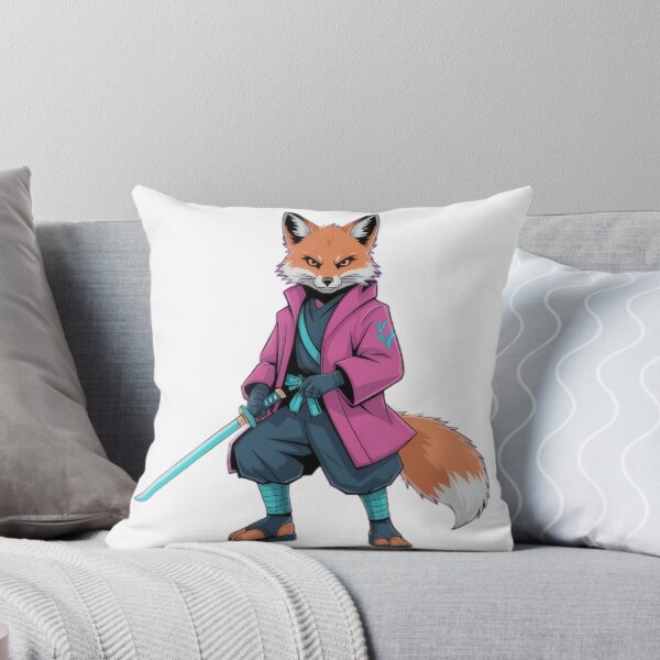 Item preview, Samurai Fox Warrior – Futuristic Ronin Fox Character Art designed and sold by Visualynx.