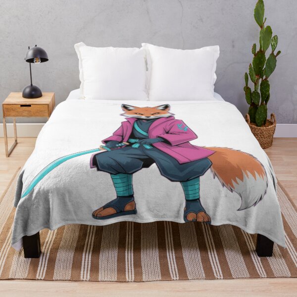 Item preview, Samurai Fox Warrior – Futuristic Ronin Fox Character Art designed and sold by Visualynx.