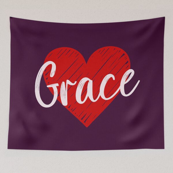 Artikelvorschau, Grace Name Red Heart entworfen und verkauft von Jeallan Designs.